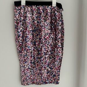 ASOS Curve Sequin Skirt